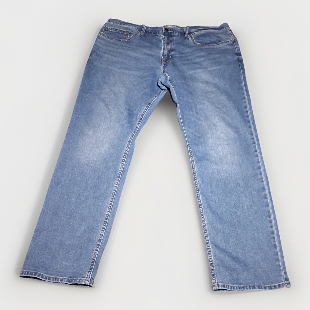 Goodfellow & Co Mens Athletic Fit Jeans 40x30 Light Wash TruTemp 365 Denim
